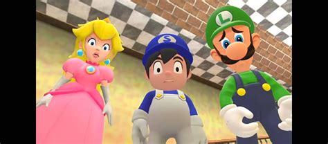 Smg4 Peach And Luigi See A Mario by Powtjh on DeviantArt