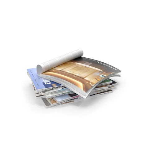 Stack Of Magazines PNG Images & PSDs for Download | PixelSquid - S106029984