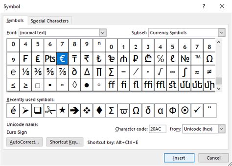 4 Ways to Insert or Type the Euro Symbol in Word (€)