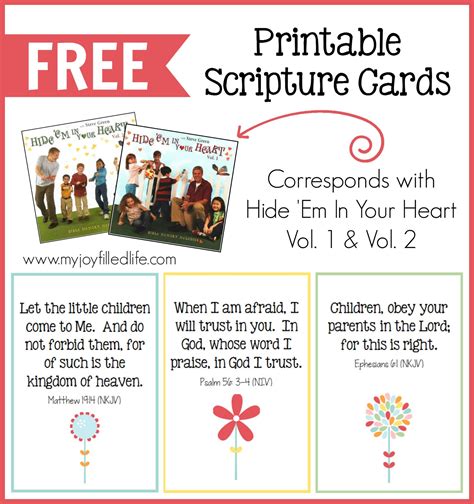 Printable Scripture Cards