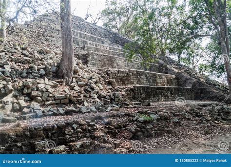 Ruins at the Archaeological Site Copan, Hondur Stock Photo - Image of ...