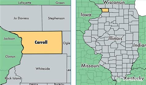 Carroll County, Illinois / Map of Carroll County, IL / Where is Carroll ...