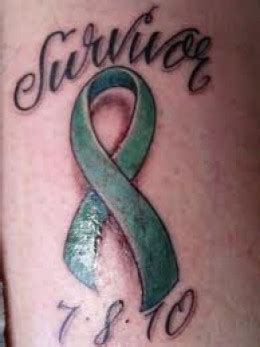 Colon Cancer Ribbon Tattoos - TattooMagz Handpicked World's Greatest ...