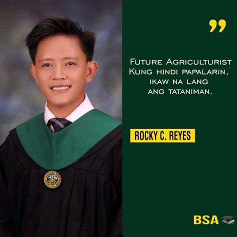 Graduation Funny Motto - 𝓙𝓾𝓼𝓽... - Agriculture Hugot & Trivia