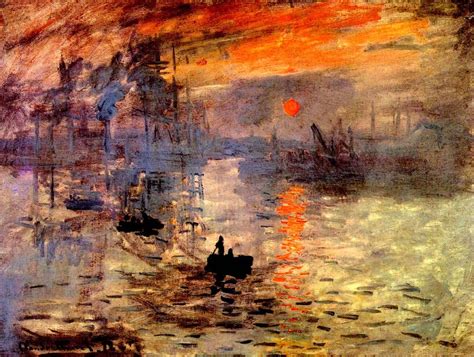 Monet-Impresión del sol naciente Renoir, Claude Monet, Impressionism ...