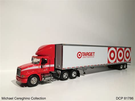 Diecast replica of Target Stores Transportation International 9100 daycab, DCP 81786 - a photo ...