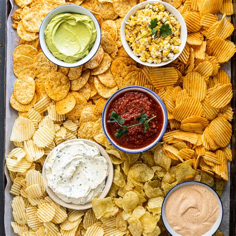 Chips and dip platter - Simply Delicious