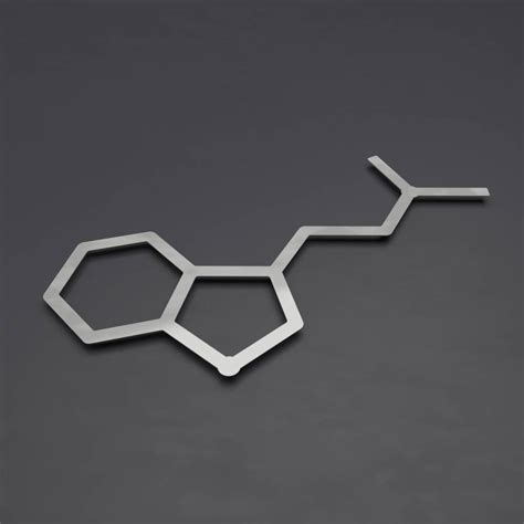 DMT Spirit Molecule Metal Wall Art, Modern Abstract Sculpture, Nerdy Wall Art, Science Wall ...