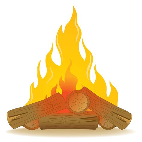 Wood fire clipart - Clipground