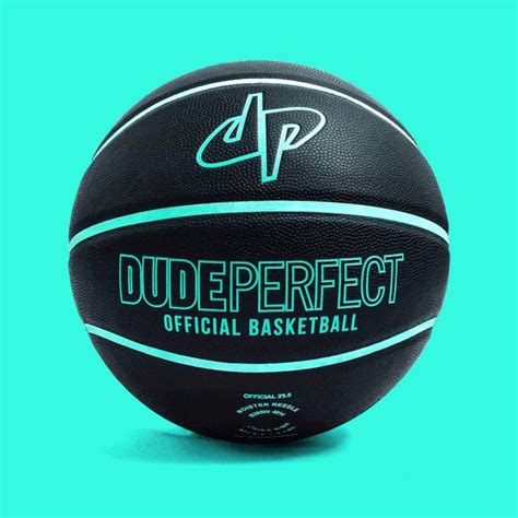 Dude Perfect Official Basketball (Black/Mint) | Dude perfect, Dude ...