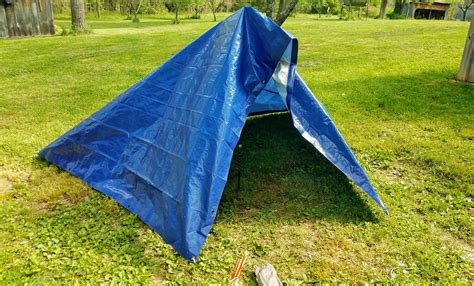 Tales From The Wood Booger: Backpacking DIY: Making A Tent With Tarp Origami