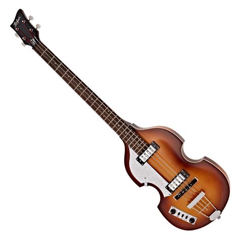 Hofner Ignition Left Handed Violin Bass, Sunburst at Gear4music