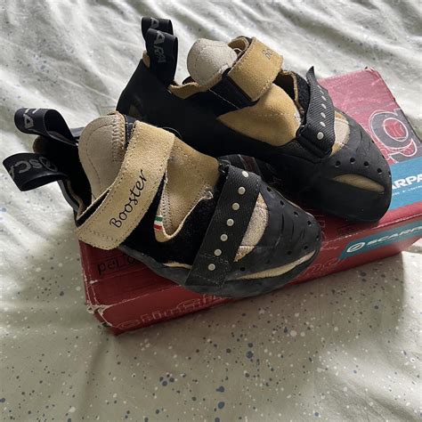 scarpa booster climbing shoes - bouldering /... - Depop