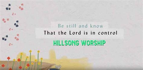 Hillsong Worship - Be Still Lyric Video (April-15-2018) Music Video