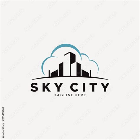 SKY CITY LOGO DESIGN Stock Vector | Adobe Stock