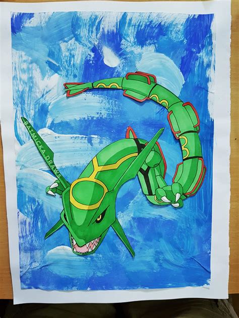 Rayquaza 🐉 Emerald Pokémon | Arts And OCs Amino