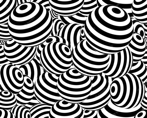 Premium Vector | Abstract geometric pattern vector seamless black and white circle background ...