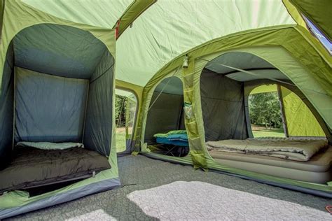 This Giant Family Tent Has Private Bedroom Compartments and a Full Living Area