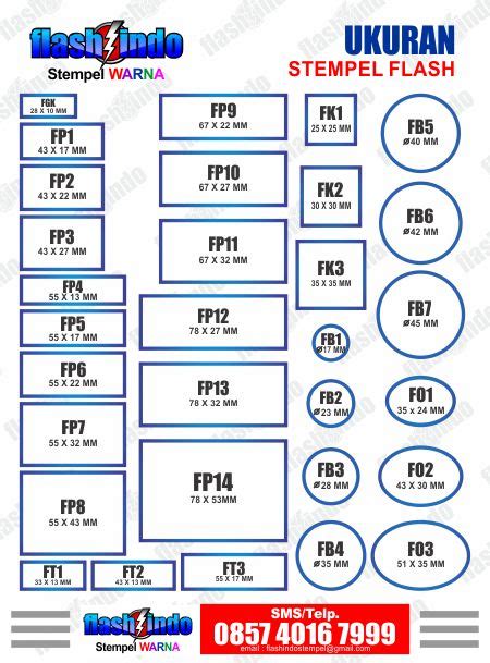 Stempel Flash Warna Murah | Siap Kirim Seluruh Indonesia: Ukuran ...