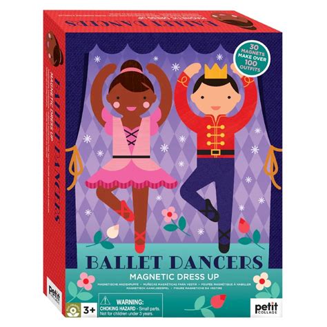 Ballet Dancers - Magnetic Dress Up Play Set 3+