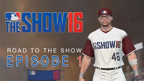 MLB 16: The Show - Road to the Show - Episode 1 (Character Creation and ...