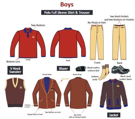 Millennium Uniform Guidelines and Policy for Boys & Girls