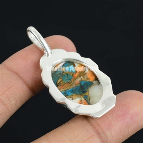 Spiny Oyster Pendant Spiny Oyster Turquoise Gemstone Handmade - Etsy