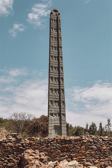 Famous ancient obelisks in city Aksum, Ethiopia Photograph by Artush ...