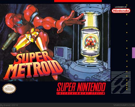 Super Metroid box art cover | Super metroid, Metroid, Super metroid snes