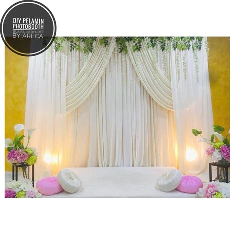 DIY pelamin simple tunang atau nikah | Diy pelamin, Pelamin simple ...