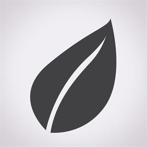 Leaf Icon symbol sign 648936 Vector Art at Vecteezy