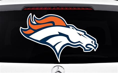 DENVER BRONCOS Decal ~ Car Truck Window Cornhole Wall Vinyl Sticker - Customize | eBay