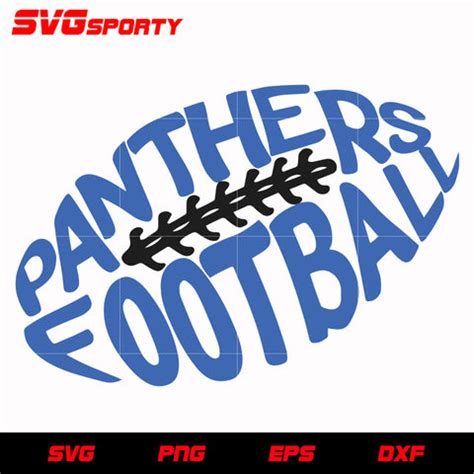 Panthers Football svg, nfl svg, eps, dxf, png, digital file – SVG Sporty