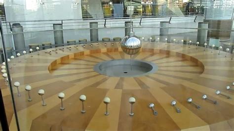 Foucault pendulum, Príncipe Felipe Science Museum, City of the Arts and Sciences, Valencia ...