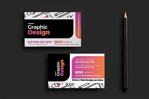 Graphic Designer Business Card ~ Business Card Templates ~ Creative Market