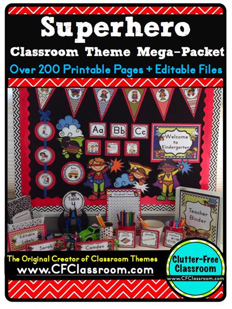 Superhero Themed Classroom {Ideas, Photos, Tips, and More} | Clutter-Free Classroom