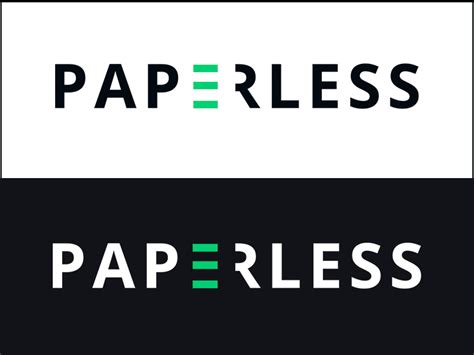 Paperless Logo by Katrin Soboleva on Dribbble