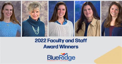 Blue Ridge Community College announces 2022 Faculty and Staff Award winners - Blue Ridge ...