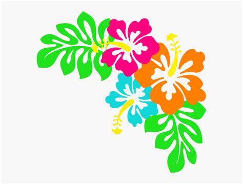 Hawaiian Flowers Clip Art