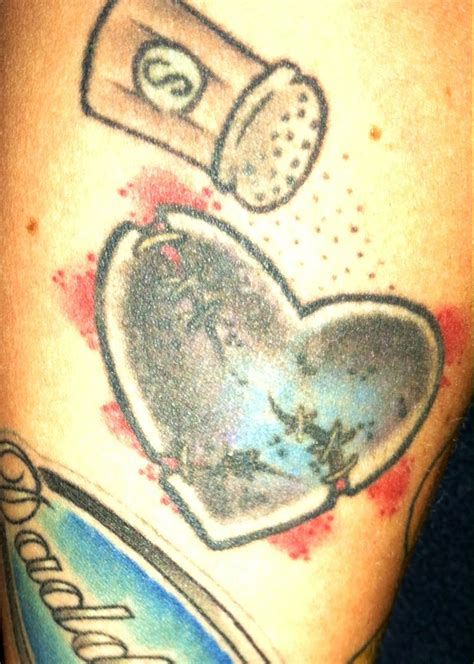 Salt in the heart tattoo | Heart tattoo, Tattoos, Paw print tattoo