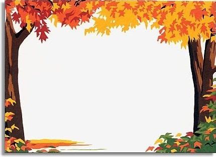 fall border Fall tree border clipart clipground jpg – Clipartix