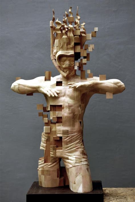 A Taiwanese Artist Creates Surreal Human Sculptures From Wood, and We Can’t Stop Looking at Them ...