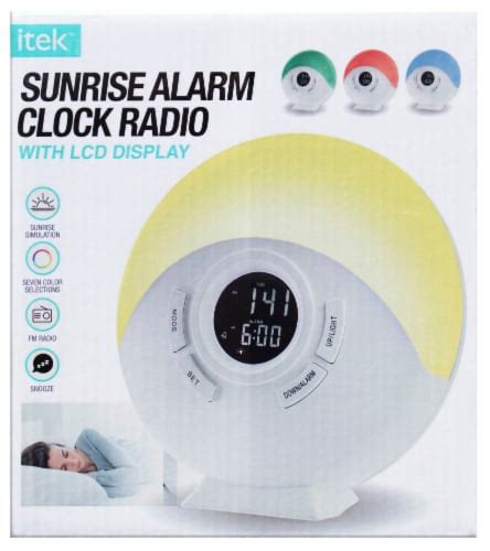 Itek™ Sunrise Alarm Clock Radio, 1 ct - Kroger