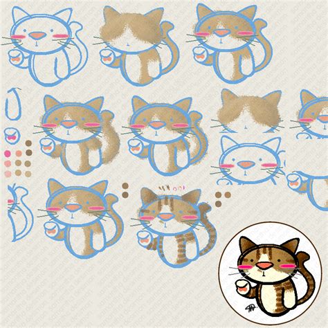 Step by step: Pixel cat by samantha-d on DeviantArt