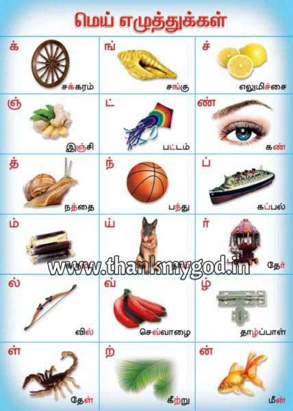 Alphabet Chart in Tamil by My God, Alphabet Chart,Teaching Charts from Madurai | ID - 1316342