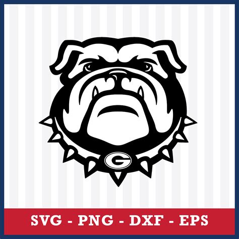 Georgia Bulldogs Logo Outline Svg, Georgia Bulldogs National | Inspire Uplift