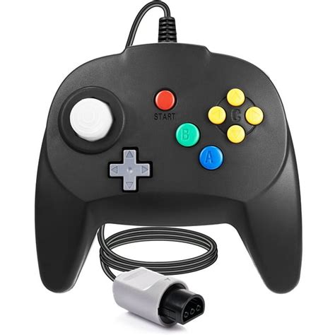 LUXMO Classic N64 Controller Retro Wired Mini N64 Controller Gamepad ...