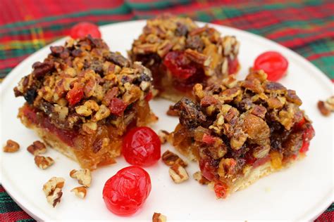 Jewelled Fruitcake Bars #ChristmasCookies