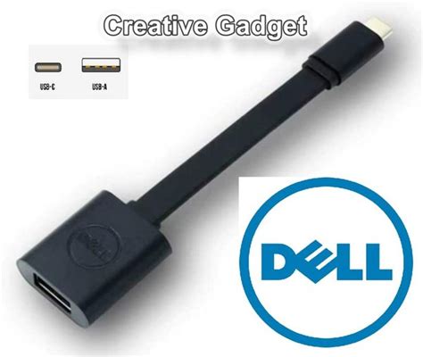 Jual Dell Adapter USB-C to USB-A 3.0 - Converter DBQBJBC054 ke USB 3 Female utk Dell Precision ...