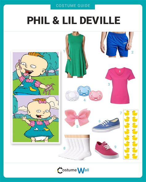 Dress Like Phil & Lil DeVille from Rugrats | Phil and lil costume ...